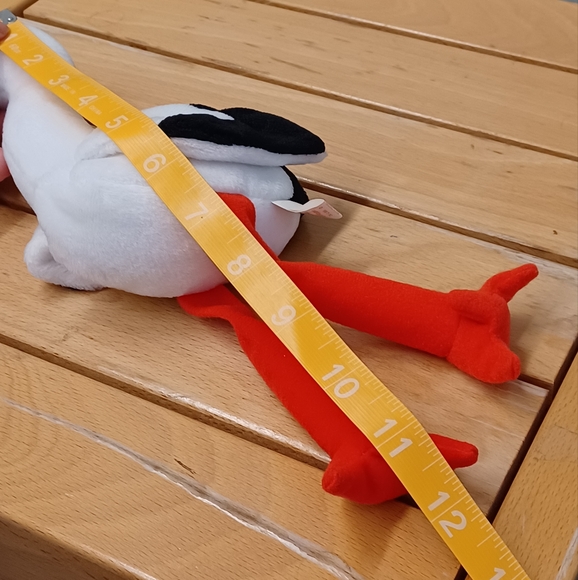 -Ty Beanie Babies Vintage 1999 Stilts The Stork plushie Retired - Picture 11 of 12
